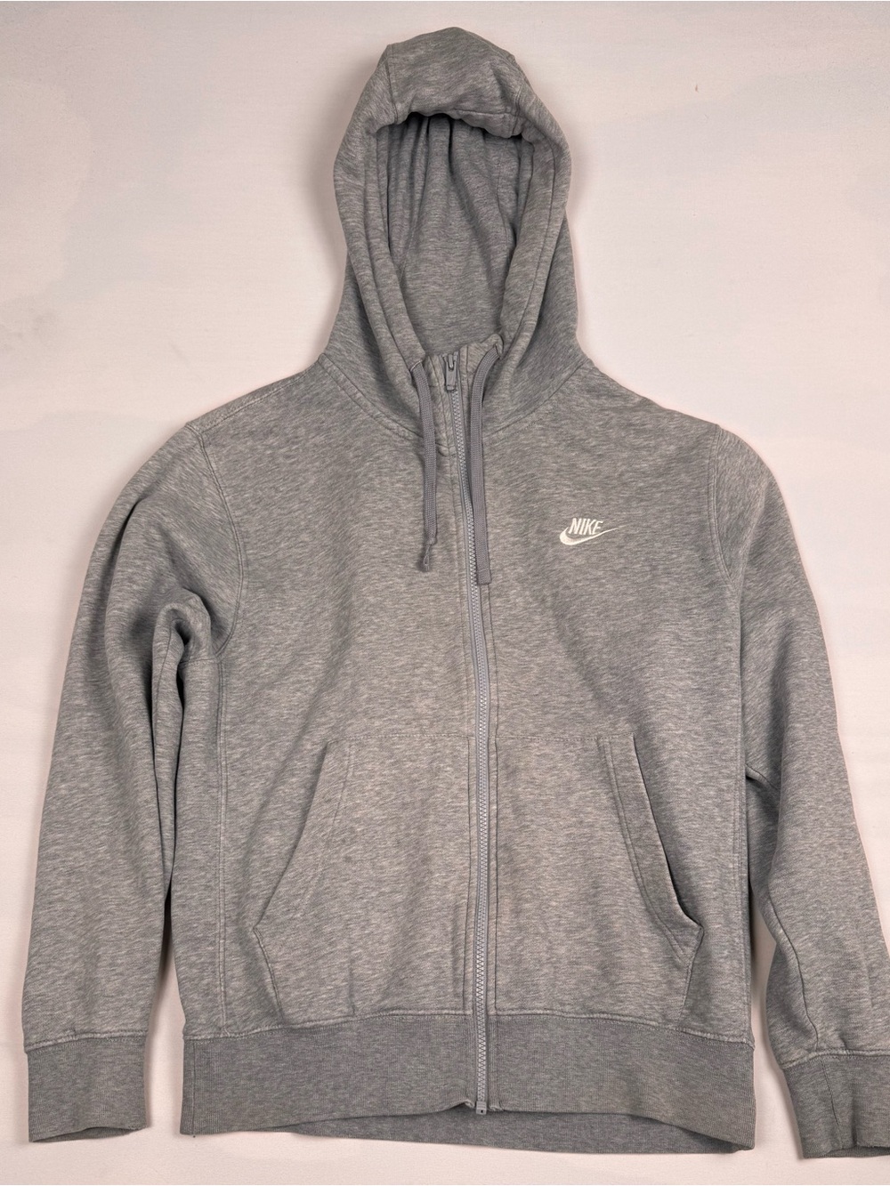 Nike Club Full Zip Hoodie Gray Men’s S